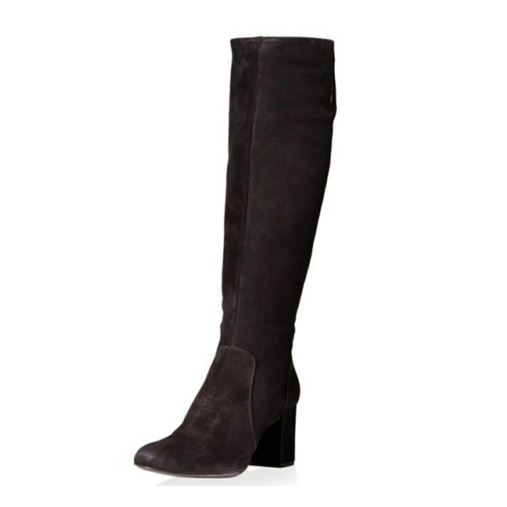 Sexy Chic SCHUTZ Black Suede Boots - Picture 2 of 15